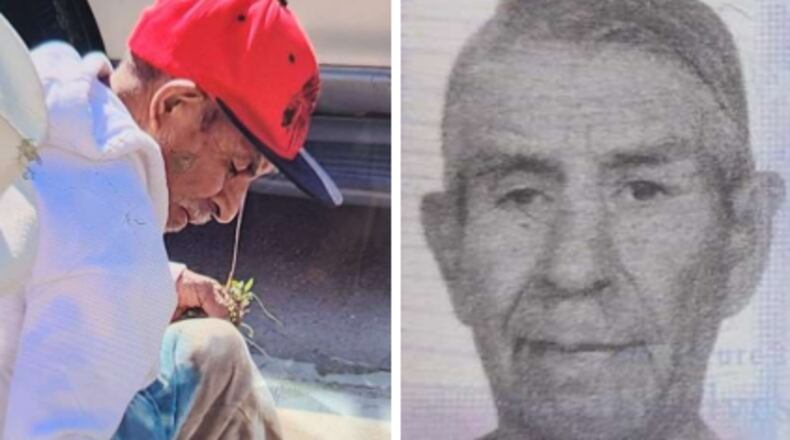 Angel Serafin Orellana Munoz, 72, was last seen at 3 a.m. Monday morning when he walked away from his family on Deeds Avenue in Dayton