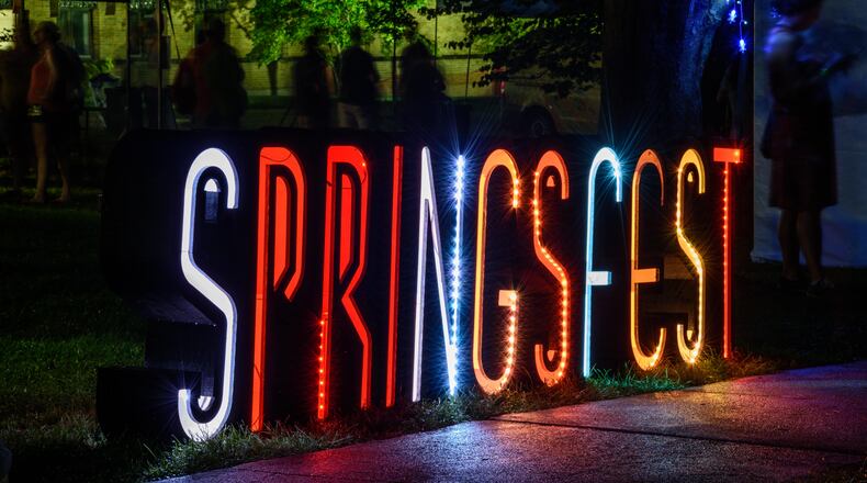 The fourth annual Springsfest at John Bryan Community Center in Yellow Springs took place on Saturday, July 6. Festival attendees were treated to a selection of national, regional and local acts including Deerhunter, Amen Dunes, Post Animal, Grapetooth, Crooked Spine and more. TOM GILLIAM / CONTRIBUTING PHOTOGRAPHER