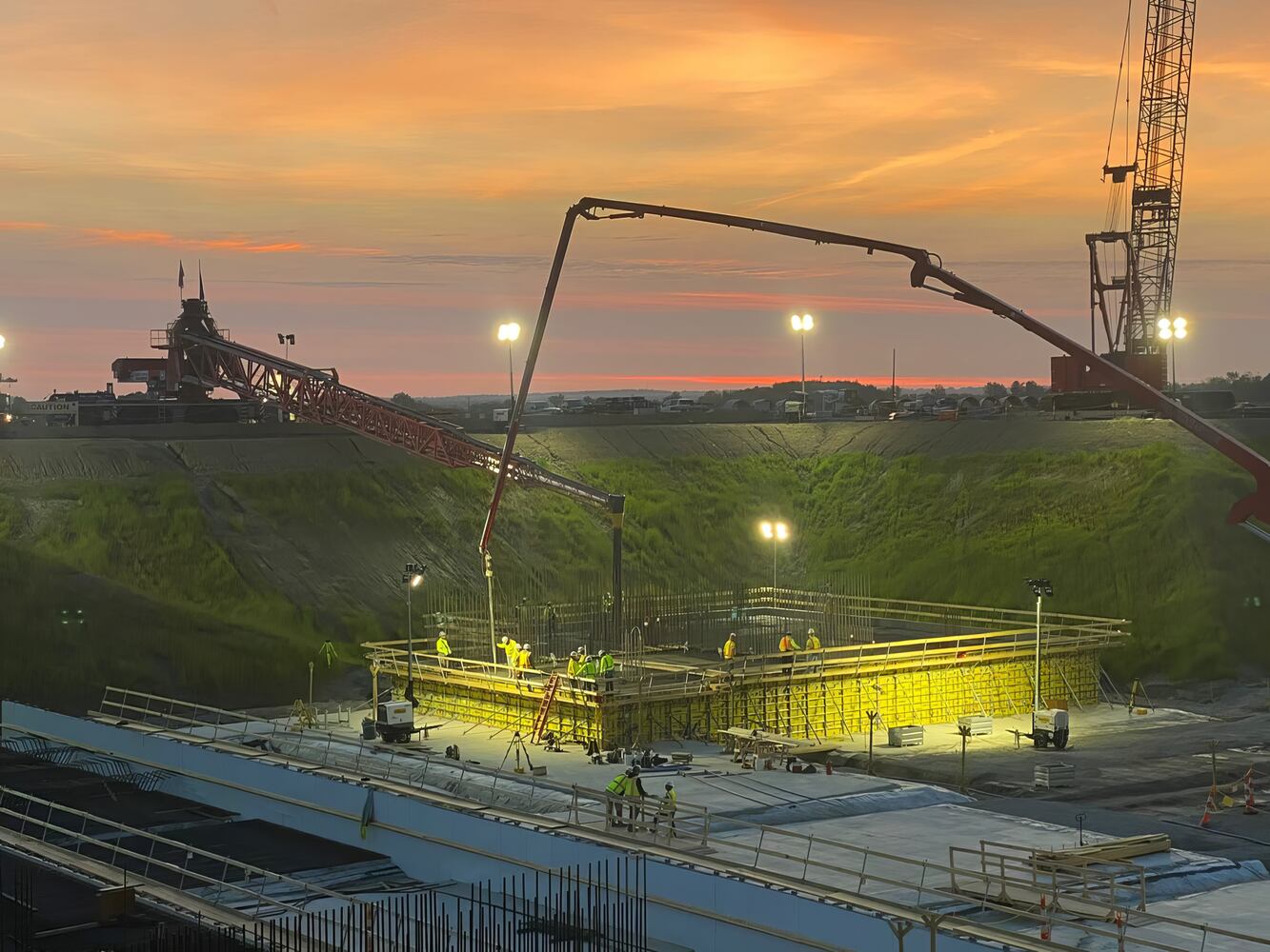 Intel Corp Ohio Concrete Pour