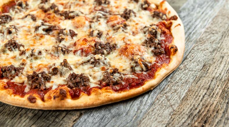 The Impossible Pizza features Giordano’s signature sausage recipe prepared with Impossible meat made from plants.