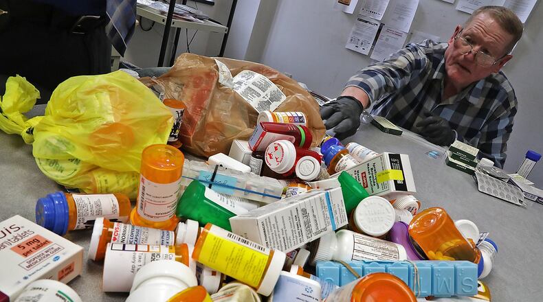 The Clark County Sheriff’s Office is collecting unwanted or expired medications Saturday as part of  National Prescription Drug Take Back Day. BILL LACKEY/STAFF