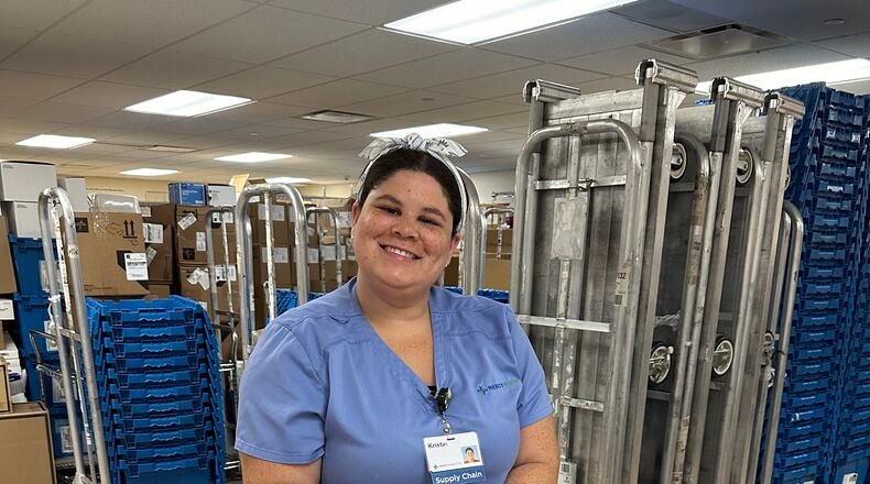 Kristen Fager of Springfield was struggling to plan a future before finding Project Search, a collaboration between Springfield CTC, the Clark County Board of Disabilities and Opportunities with Ohioans with Disabilities (OOD). The program not only helped her learn job skills but today she is married and living on her own with her husband. She is employed in the supply chain department at Springfield Regional Hospital. CONTRIBUTED