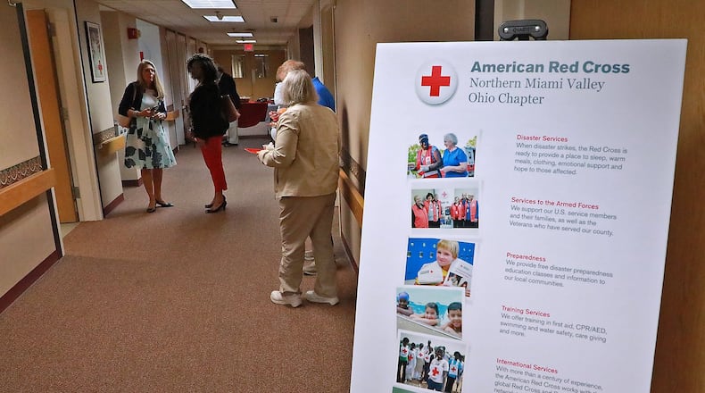 The American Red Cross is encouraging blood donors as the shortage continues and holiday season approaches. BILL LACKEY/STAFF