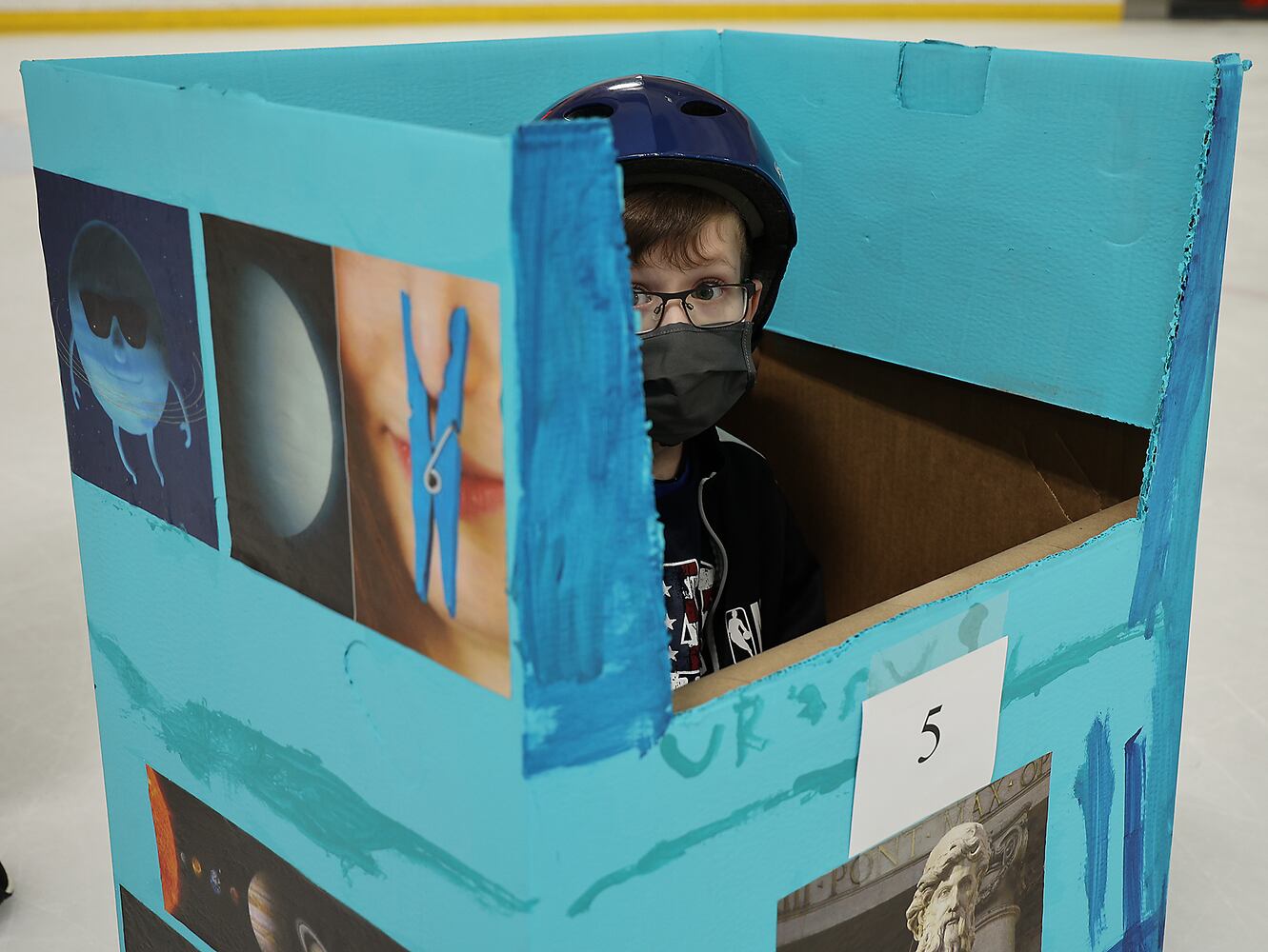 032221 Cardboard Bobsled Races SNS