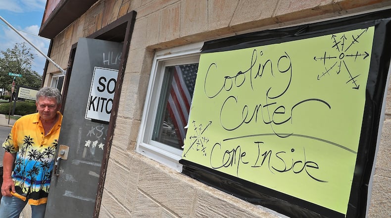 The Springfield Soup Kitchen will be open from 10 a.m. until 6 p.m. on Friday and Saturday as the heat index approaches 105 degrees this weekend. BILL LACKEY/STAFF