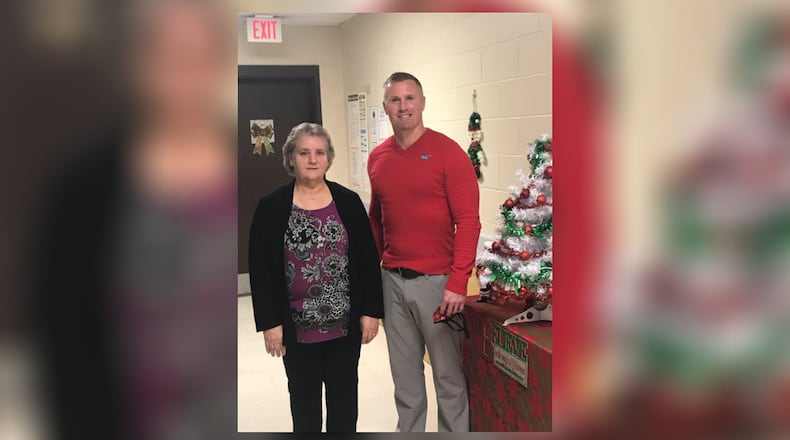 Clark County Juvenile Court Head Cook Linda Leonard and Director Joe Hunter. CONTRIBUTED