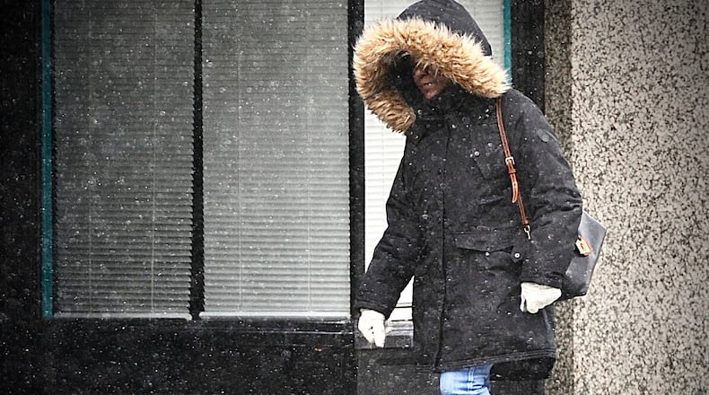 Snow flurries and below normal temperatures are in today's forecast. MARSHALL GORBY\STAFF