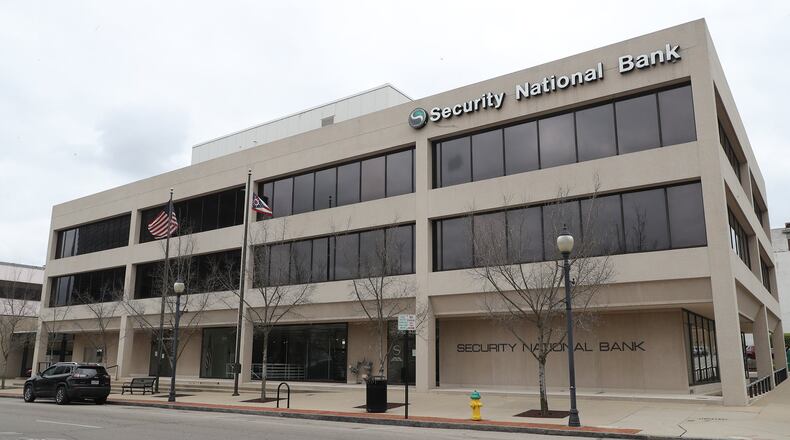 Security National Bank in downtown Springfield. BILL LACKEY/STAFF