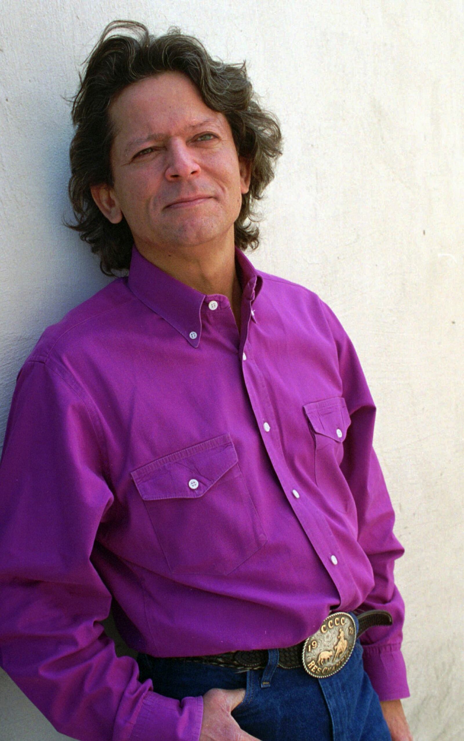 FILE - Johnny Rodriguez poses for a photo in Nashville, Tenn., July 3, 1996. (AP Photo/Christopher Berkey, File)