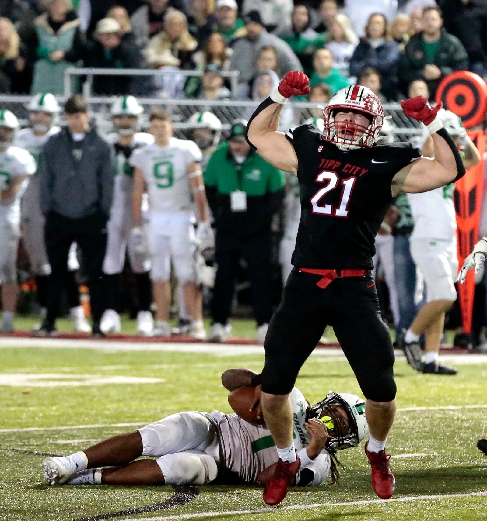 Badin travelled to face Tippecanoe in a Division III, Region 12 semifinal game on Friday, Nov. 14, 2025, in Tipp City. STEVEN WRIGHT / STAFF