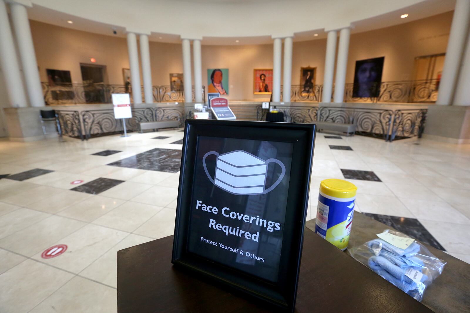 The Dayton Art Institute will reopen to the public Friday, July 17. with new policies and safety measures in place due to the pandemic.  LISA POWELL / STAFF