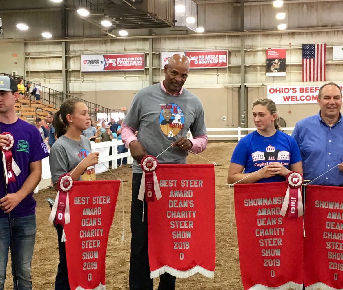 Dean's Charity Steer Show at Ohio State Fair