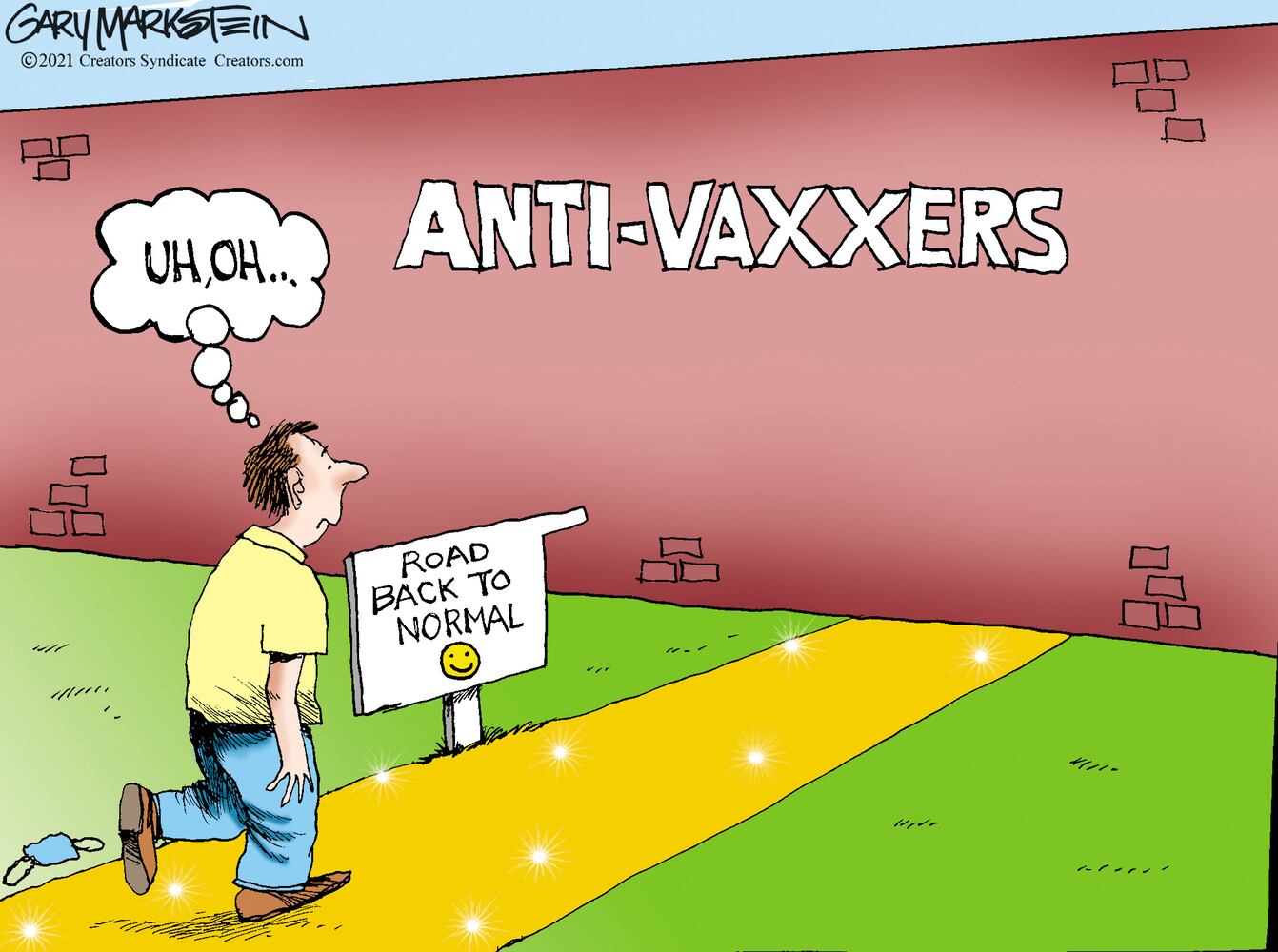 Week in cartoons: Biden's first 100 days, anti-vaxxers and more