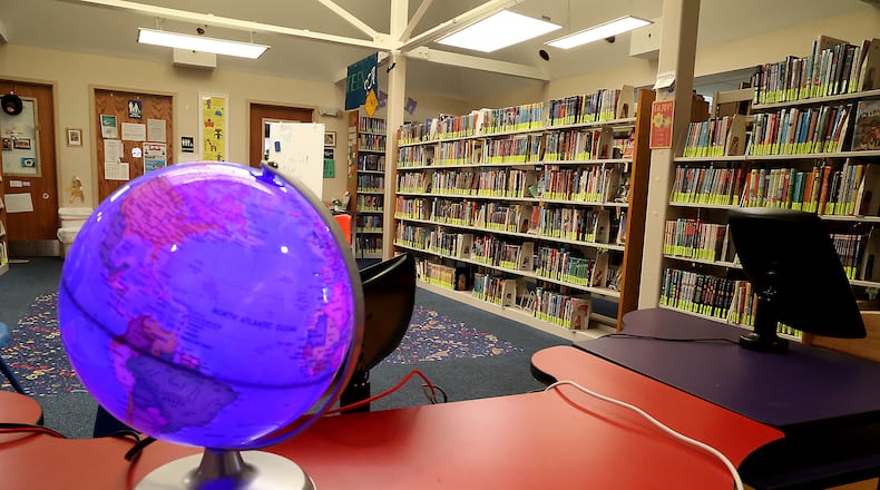 The Childrens section at the New Carlisle Library. BILL LACKEY/STAFF