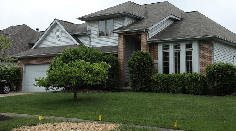 The House at 1305 Quinlan Court where Eric Sirons killed his wife, step daughter and then himself. Bill Lackey/Staff