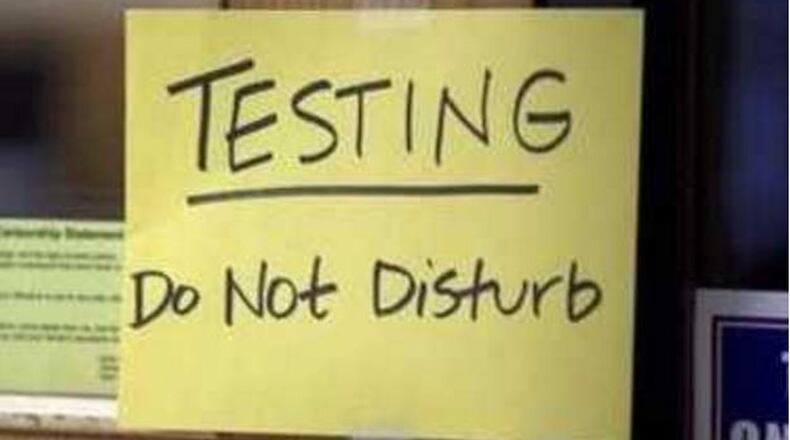 K-12 state testing could be difficult this year if thousands of students are still learning from home.