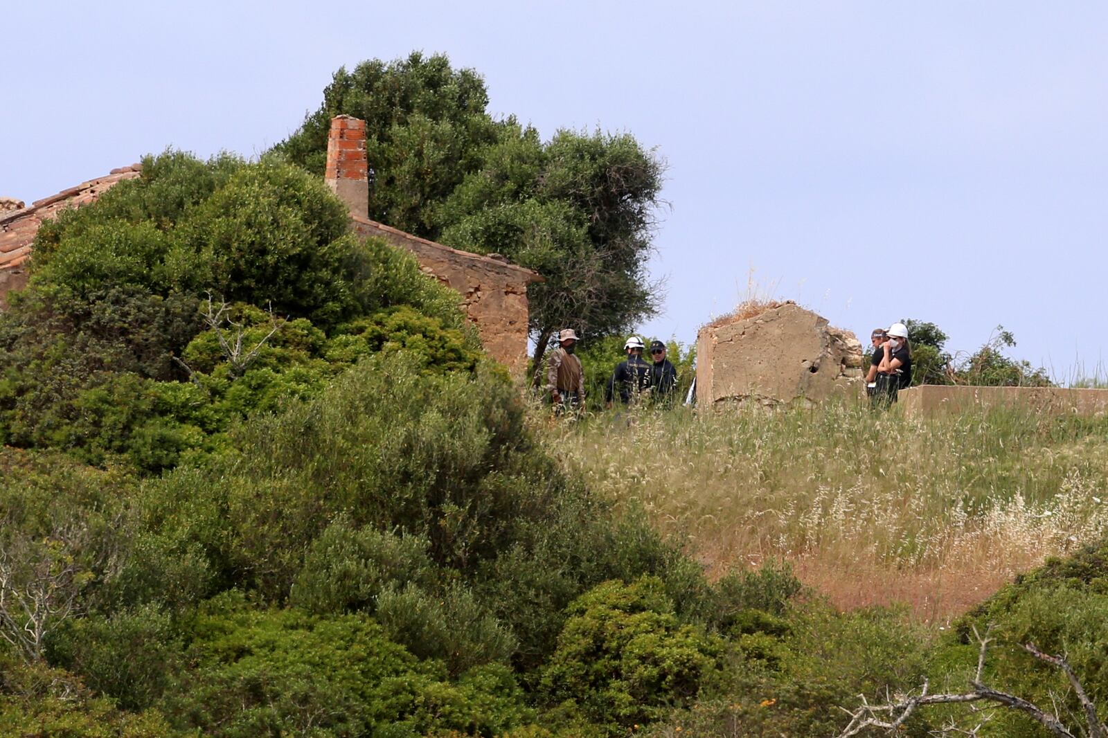 Portuguese and German police investigating the 2007 disappearance of British toddler Madeleine McCann carry out searches near Lagos, southern Portugal, Tuesday, June 3, 2025. (AP Photo/Joao Matos)