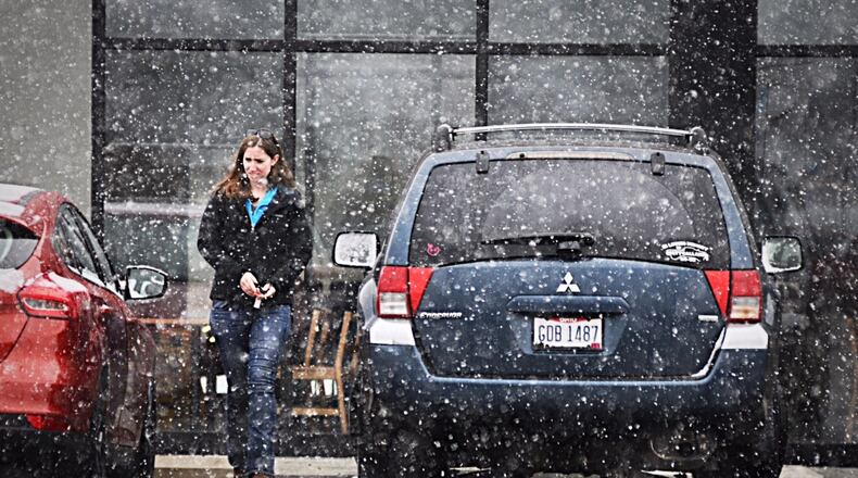 Snowing in Greenville