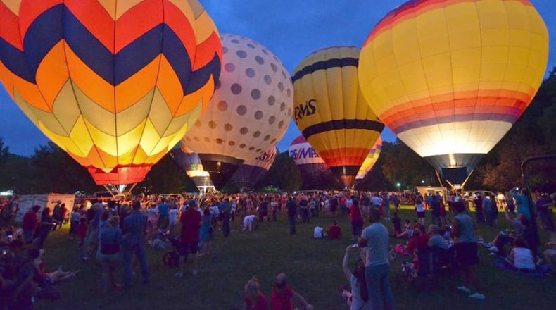 The LaRosa’s Balloon Glow at Coney Island will the sky with illuminated, hot-air balloons on on July 3-4. CONTRIBUTED PHOTO