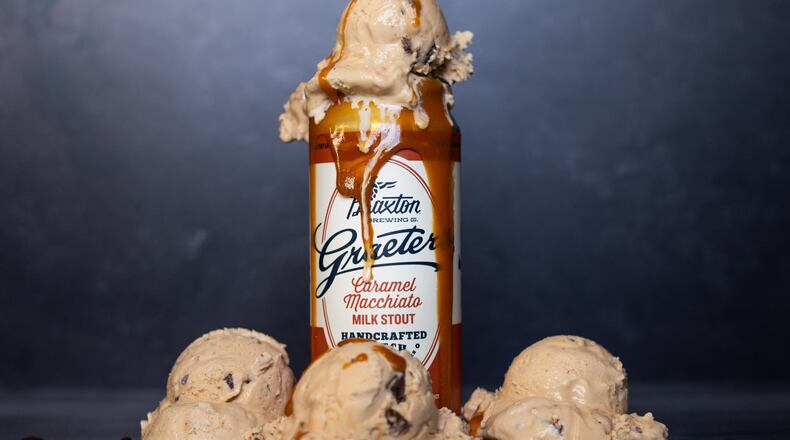 Graeter's ice cream announces partnership with Braxton Brewing Co. on a new Caramel Macchiato Milk Stout brew.