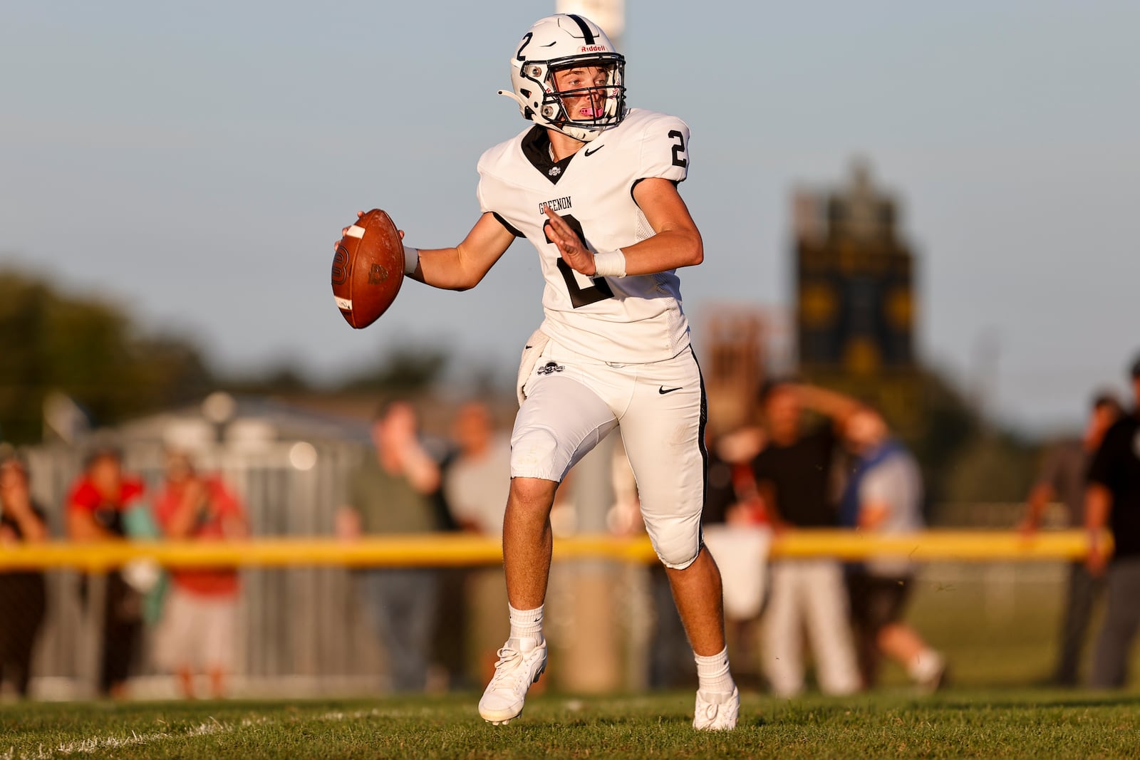 The Greenon High School football team beat Shawnee High School 34-14 on Friday, Aug. 22 in Springfield. MICHAEL COOPER/STAFF