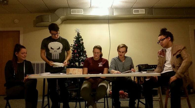 Sansami Creative Works will put the ho ho ho in holiday humor. The theater group will present its first holiday-themed show Sketchmas, a series of holiday- or winter-themed sketches capturing the lighter side of the season at 4 p.m. Friday, Dec. 29 and 4 and 8 p.m. Saturday, Dec. 30 at The Grove in West Liberty. CONTRIBUTED PHOTO