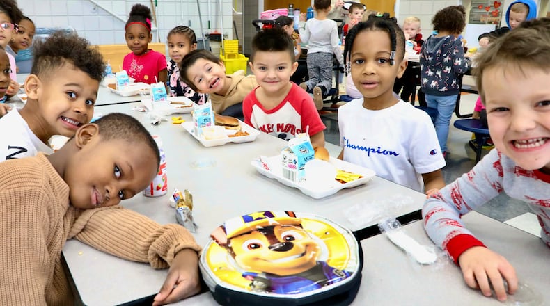 Students at Clark Preschool in the Springfield City Schools District, which offers free preschool to between 300-400 students each year. Contributed