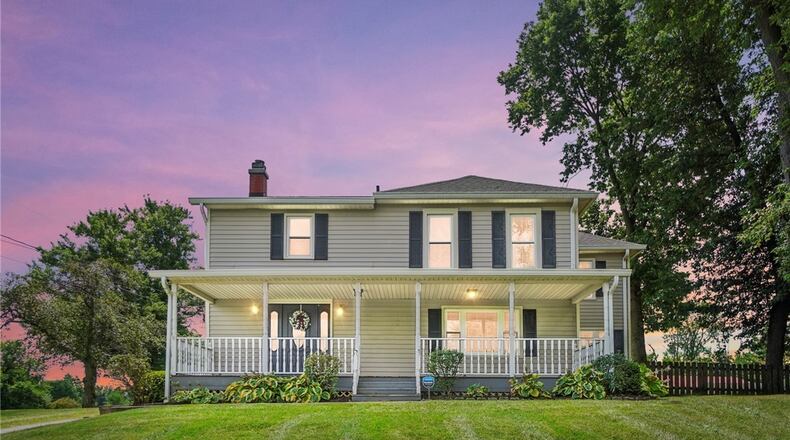 This two story, originally built in 1885, has been completely renovated and has a full front porch. It sits on eight acres in Springfield. CONTRIBUTED