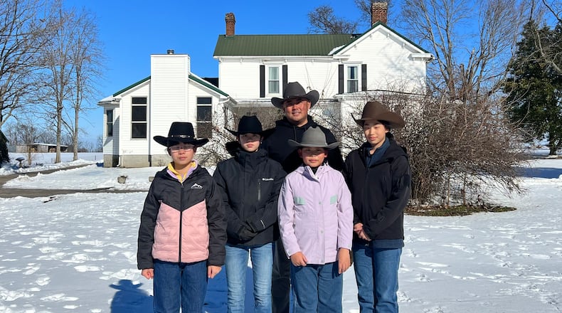 Coach Tao An and the first international Youth Equestrian Development Association team from China arrived in Kentucky on Jan. 14, 2025. They will compete at the Champions Center in Springfield this month. CONTRIBUTED PHOTO