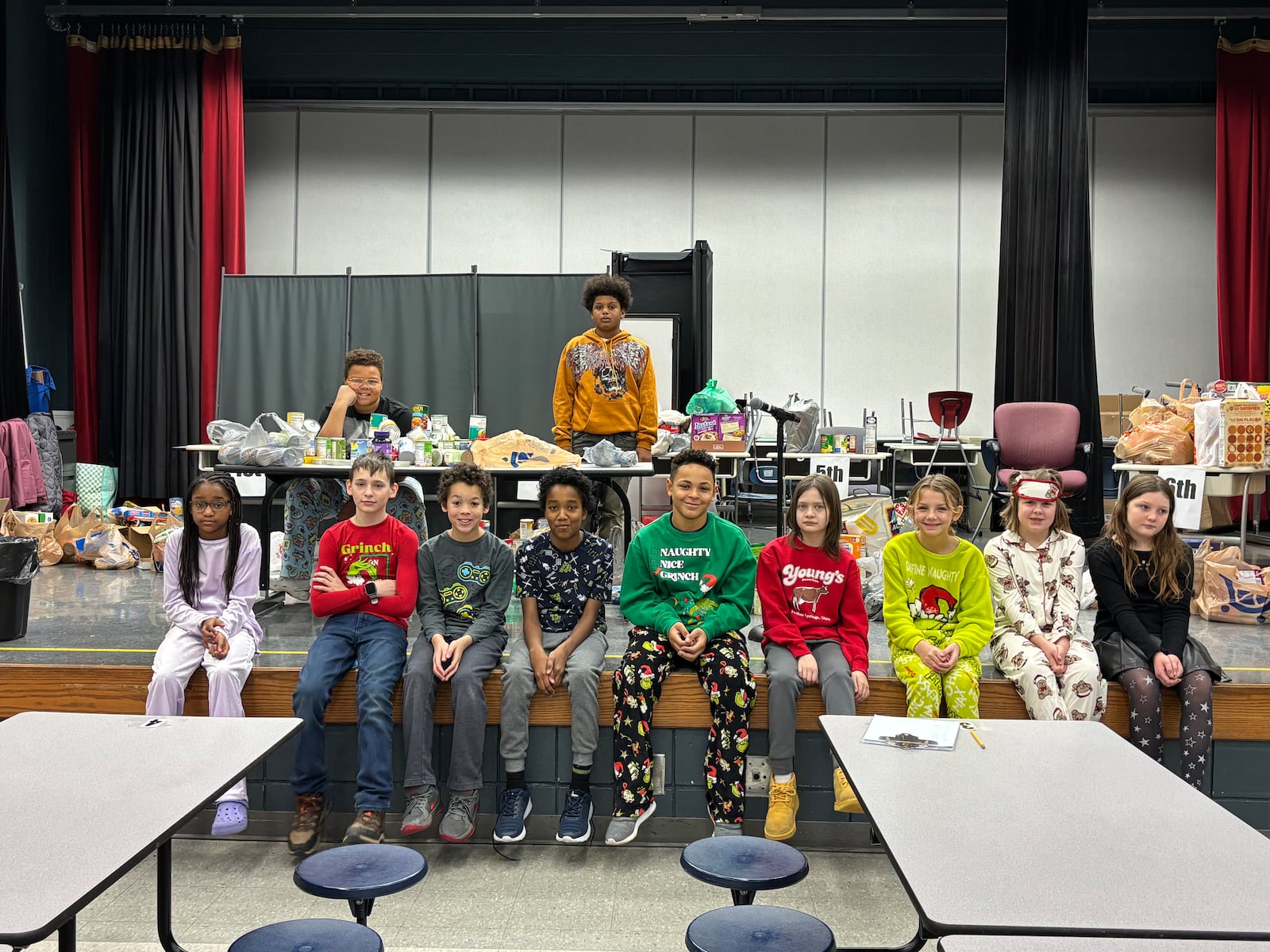 Many Springfield City School District students participated in service projects this winter leading up to the holiday. Horace Mann Elementary held a food drive. Contributed