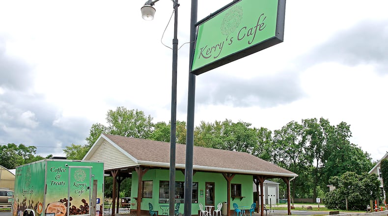 Kerry's Cafe just opened their new brick and mortar location Monday, July 29, 2024 at the intersection of South Yellow Springs Street and West Possum Road. BILL LACKEY/STAFF