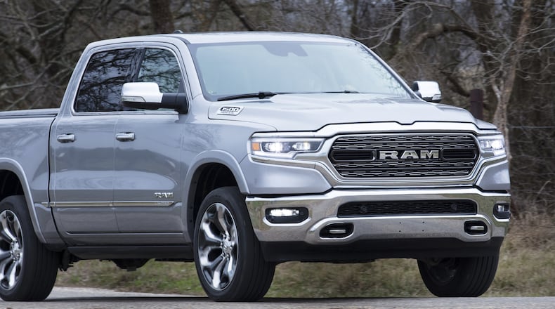 The 2021 Ram 1500 Limited features up to 12,750 pounds of towing capability and 2,300 pounds of payload. Ram photo