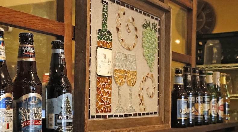 The bar area at Cafe Paradiso. BILL LACKEY/STAFF