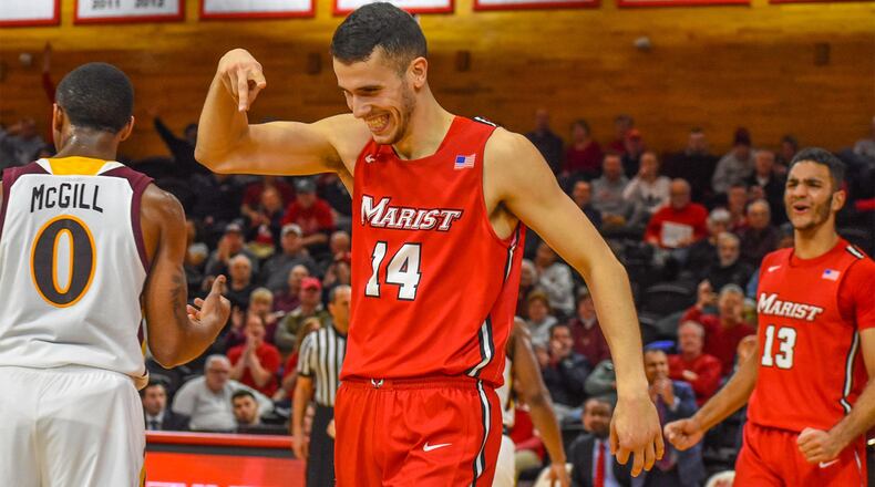 Aleksandar Dozic, who played for Marist the past two seasons, is one of three transfers who have joined the Wright State basketball program in the last few weeks. CONTRIBUTED