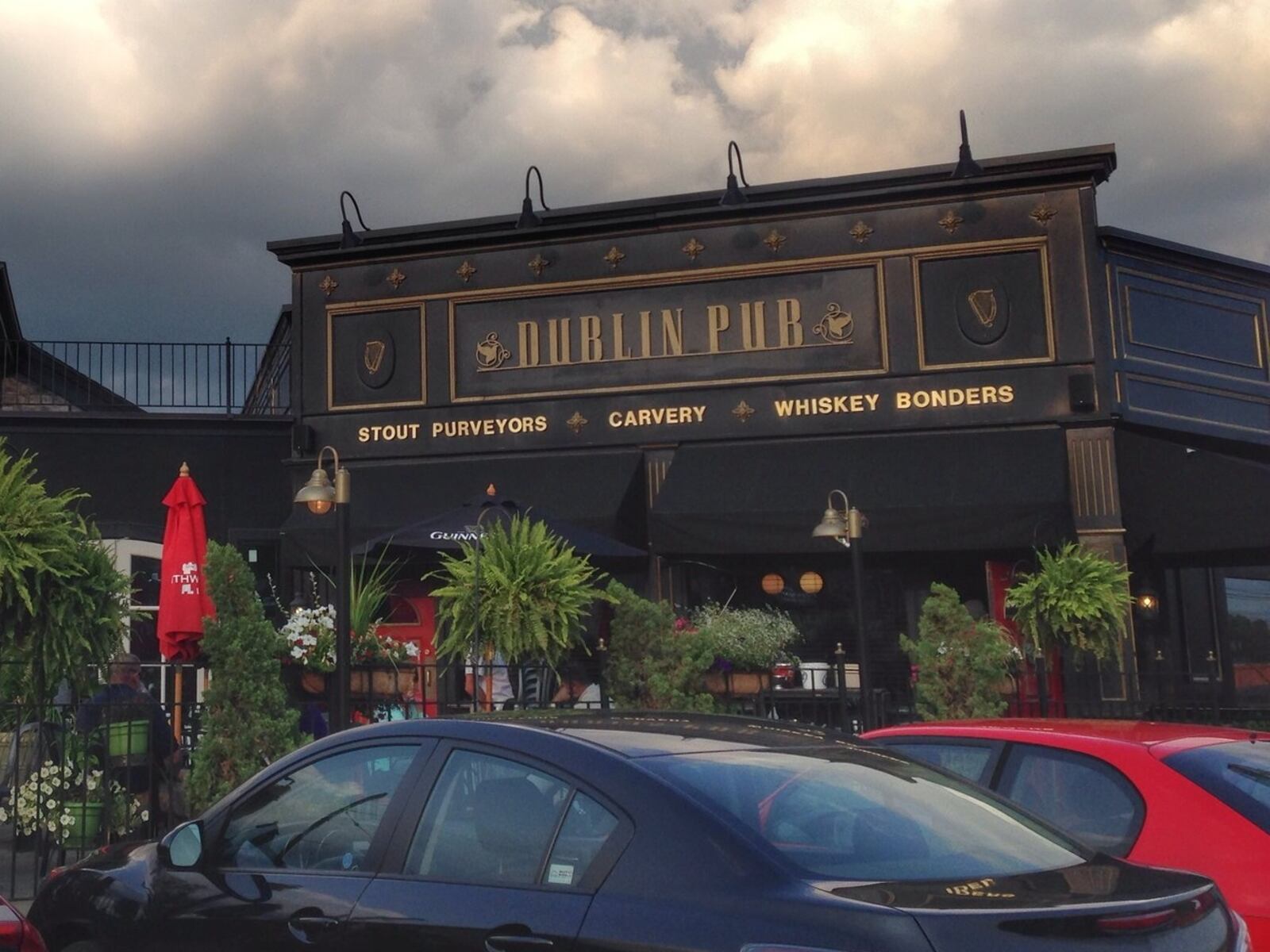 It’s hard to believe that the Dublin Pub on the edge of the Oregon District in downtown Dayton used to be a cinder-block gas station! (CONNIE POST/Staff)