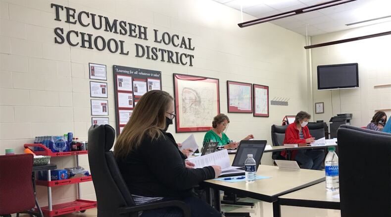 Tecumseh Local School District's Board of Education will reduce their staff by a few more employees after the school board approved the reduction of three employees at the June 22 meeting. Brooke Spurlock/Staff.