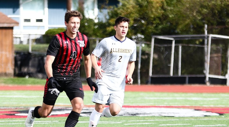 Jack Benak, Wittenberg soccer player. Photo courtesy of Wittenberg