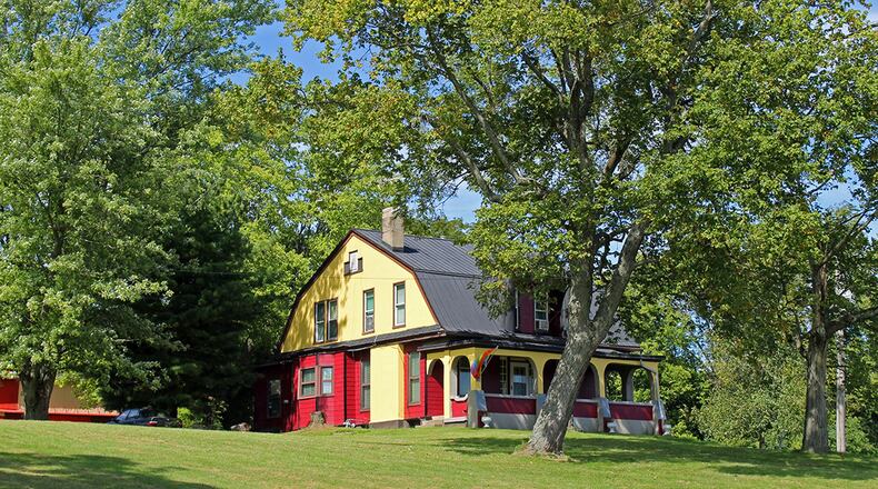 This 10.2-acre property offers 2 houses as well as a barn and a detached garage that can store 7 cars. CONTRIBUTED PHOTOS BY VICKIE KAPNAS