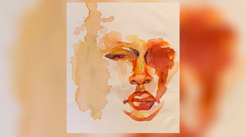Clark State College will host several in-person and virtual events for students and the community to celebrate Black History Month, including a Sip ‘n Paint featuring artist Zuri Cole, who participated with this piece called Fortitude in the Art in the City event in downtown Dayton a few years ago. FILE/CONTRIBUTED
