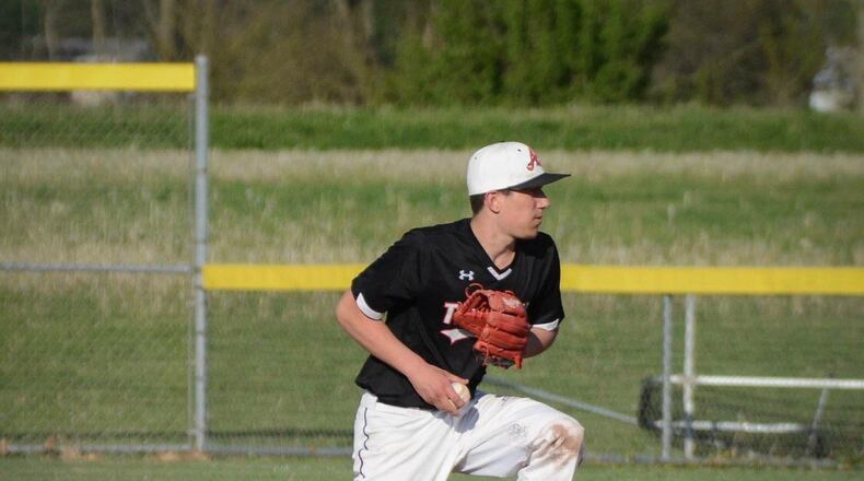 Tecumseh’s Blais Hale was named Clark County high school baseball player of the year. The All-Clark County team was voted on by county coaches and sponsored by the Clark County Baseball Hall of Fame. Greg Billing/CONTRIBUTED