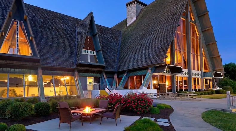 Hueston Woods State Park lodge