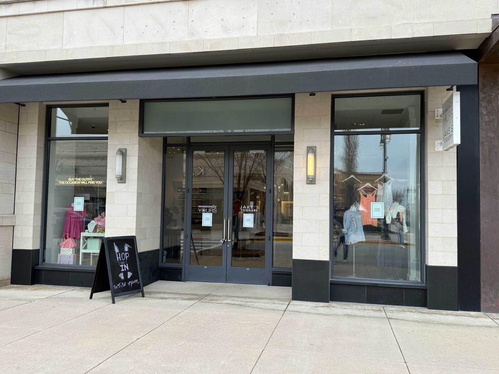 Shops by Todd, a combination of Occasionally Yours and Jake's Toggery, opened at the Greene this week. CONTRIBUTED