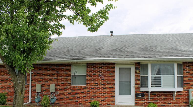 This 1-story condominium with about 1,030 sq. ft. of living space provides the convenience of condo living in a tranquil setting. It has 2 bedrooms and a detached, 2-car garage. CONTRIBUTED PHOTO BY VICKIE KAPNAS