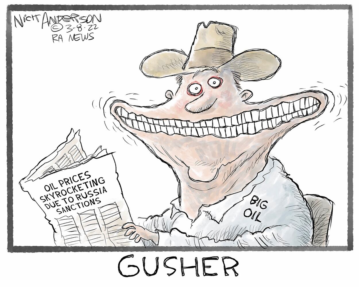 WEEK IN CARTOONS: Gas prices, Ukraine, Putin and more