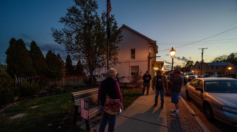 The gazebo on Main St. across from The Hammel House Restaurant and B&B is the starting point for the Waynesville Ghostly History Walking Tours. TOM GILLIAM / CONTRIBUTING PHOTOGRAPHER