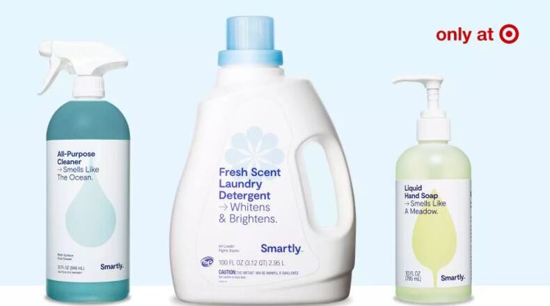 Private labels like this one at Target are becoming increasingly popular for stores to show they’re exclusive amid heavy competition.