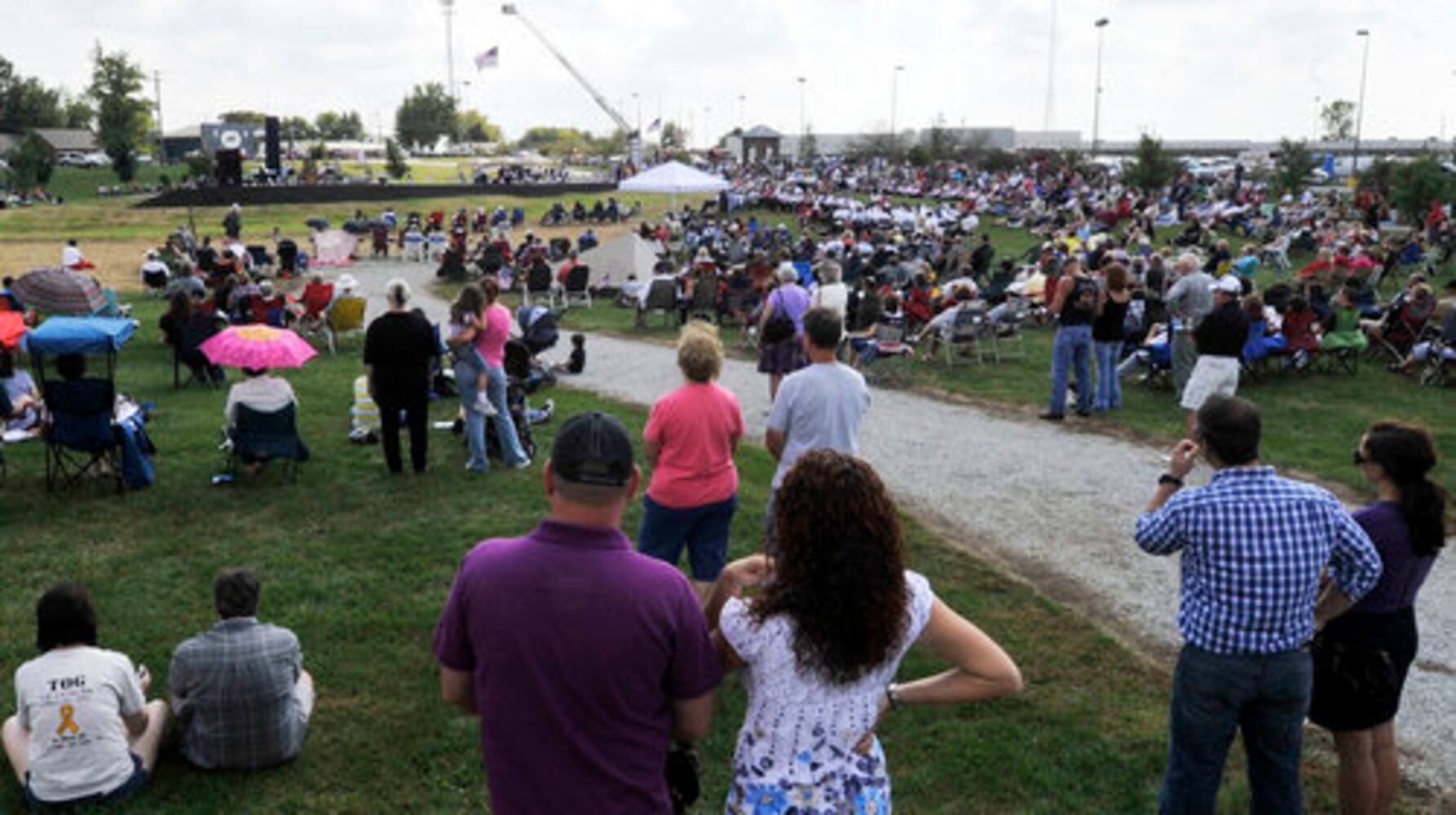 9/11 Memorial ceremony in Urbana