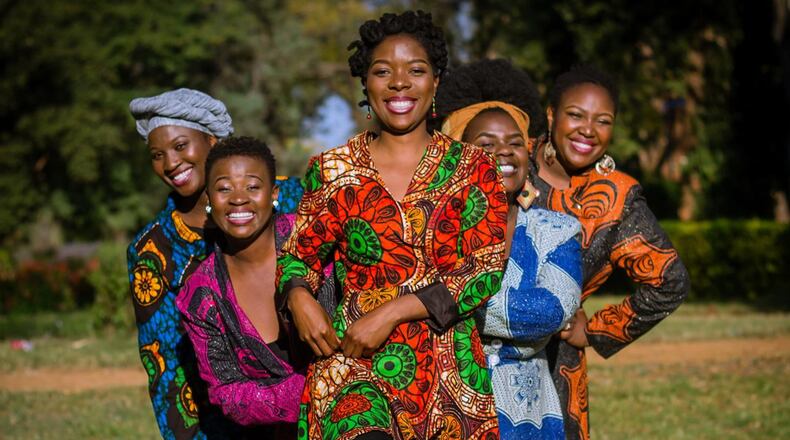 The five-woman group Nobuntu from Zimbabwe, Africa will bring music and dance with an international flavor to the Clark State Performing Arts Center. CONTRIBUTED