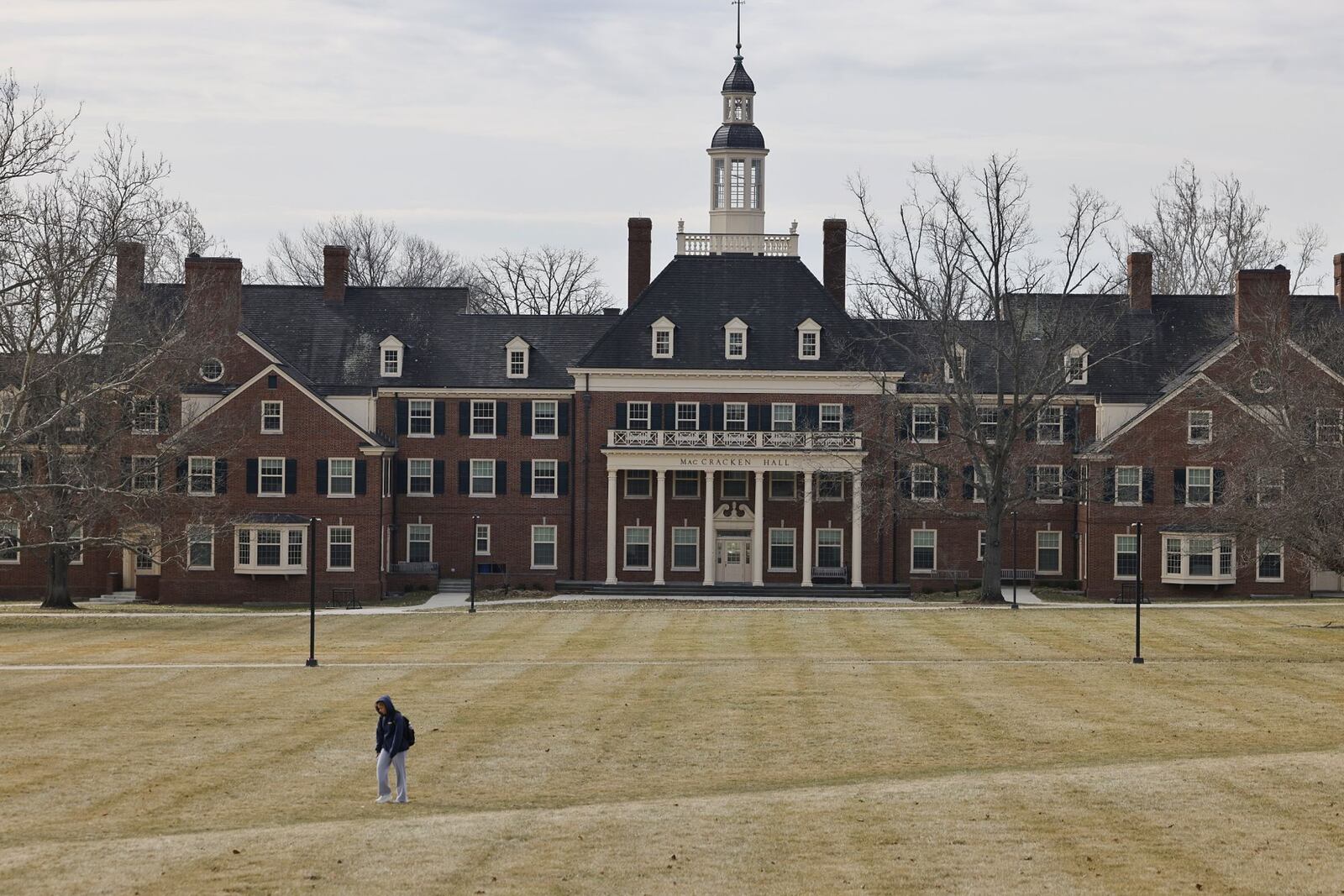 Students walk to classes at Miami University campus Tuesday, March 4, 2025 in Oxford. NICK GRAHAM/STAFF