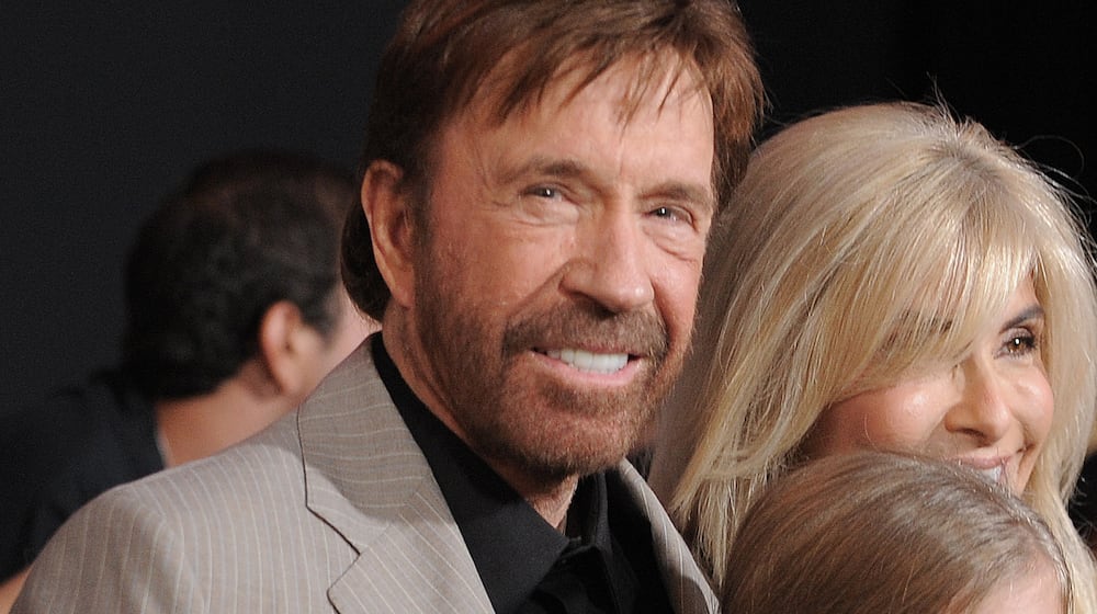 FILE - Chuck Norris attends the premiere for "The Expendables 2" in Los Angeles on Aug. 15, 2012. (Photo by Jordan Strauss/Invision/AP, File)